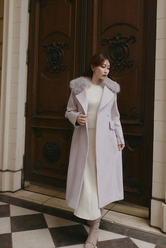 【10月中旬発送】Nicole Wool-Blend Longline Coat