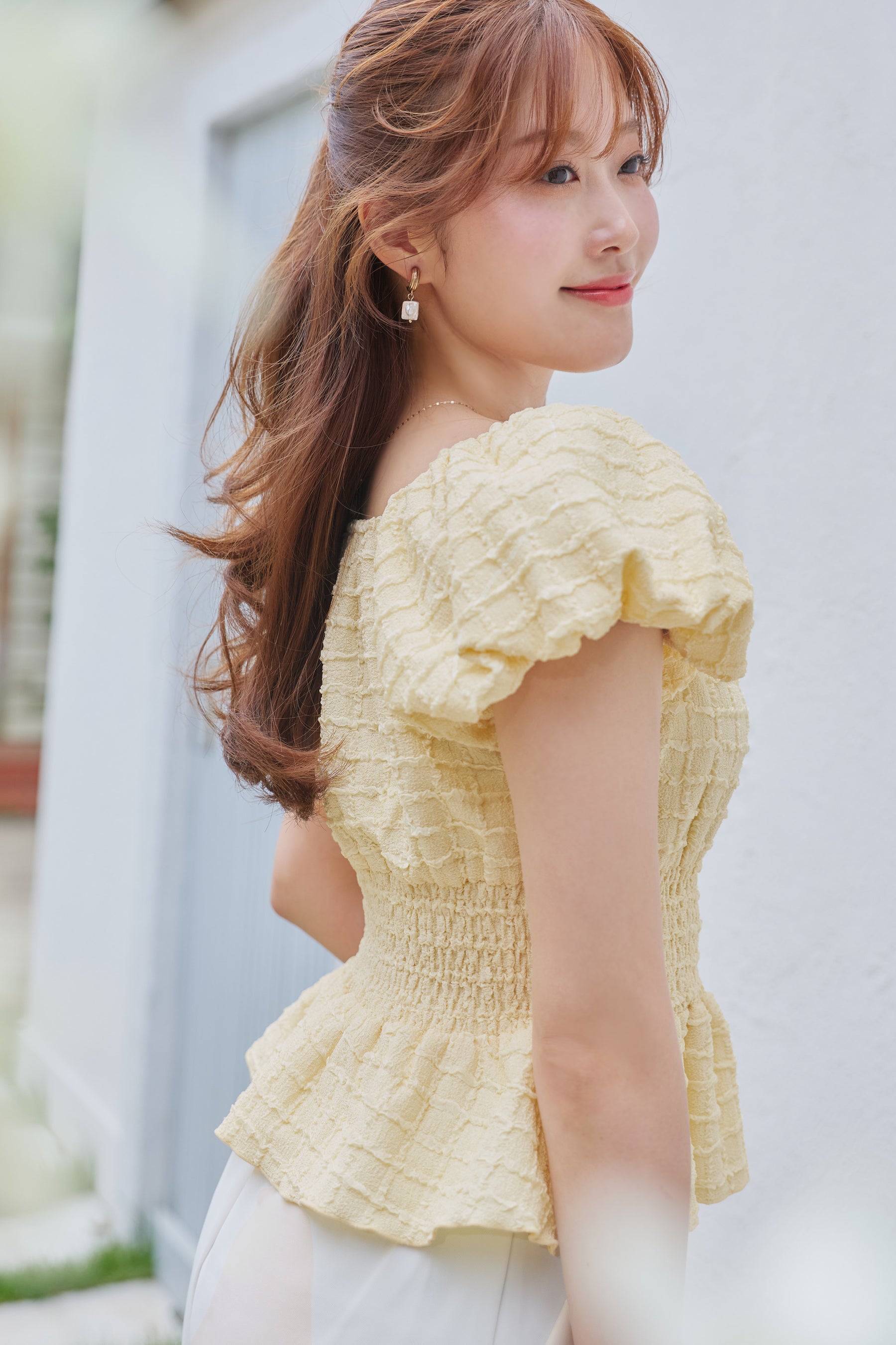 ［FOR HER］Lily Puff Sleeve Top