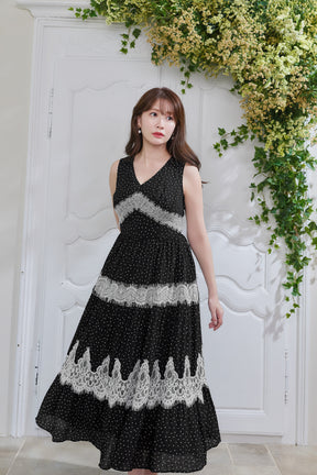 Clarine Polka Dot Dress