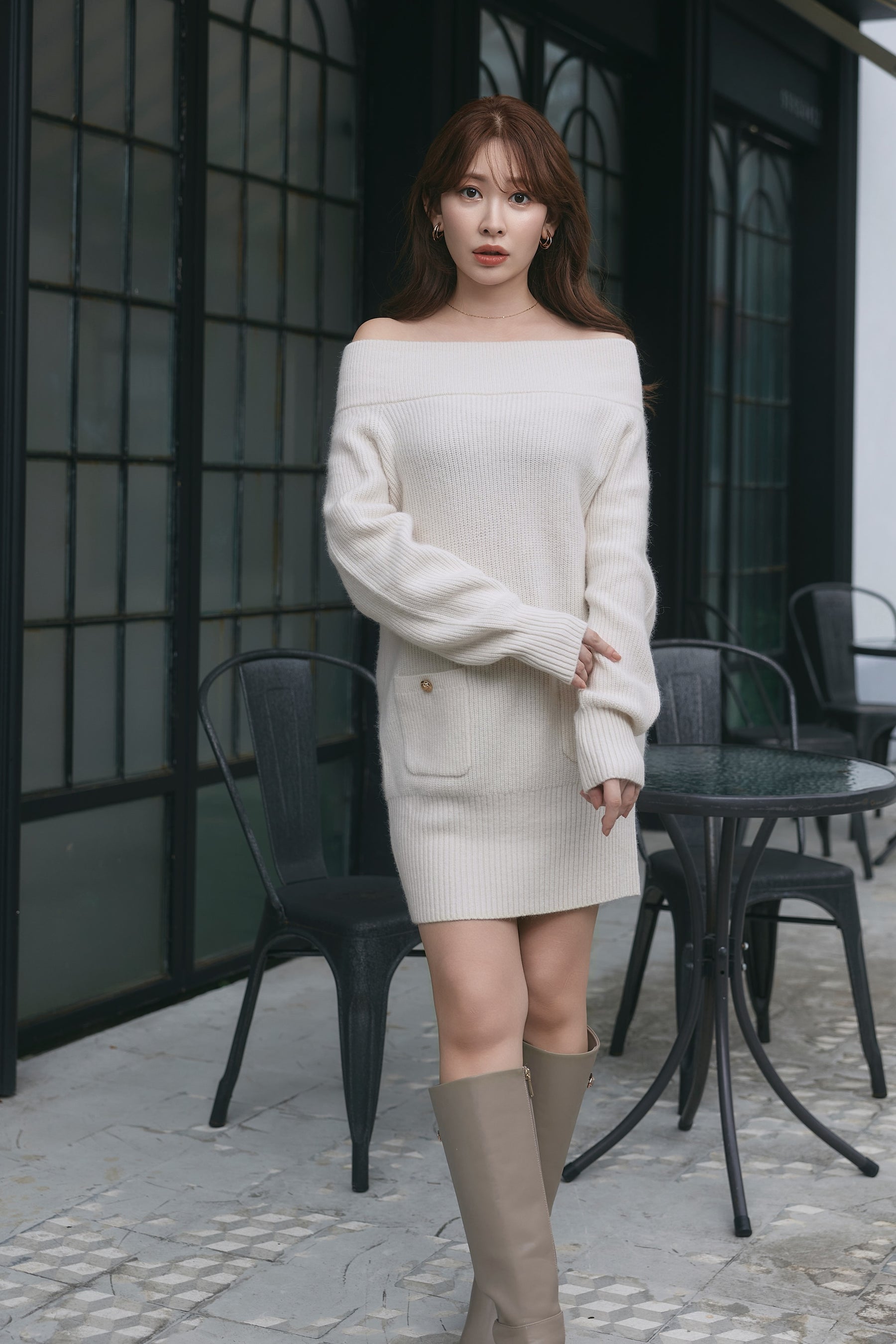Lenora Knit Mini Dress