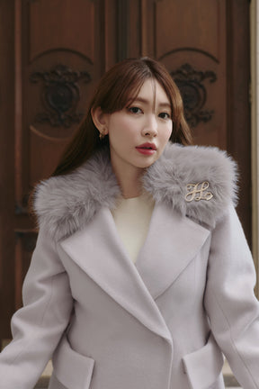 【10月中旬発送】Nicole Wool-Blend Longline Coat