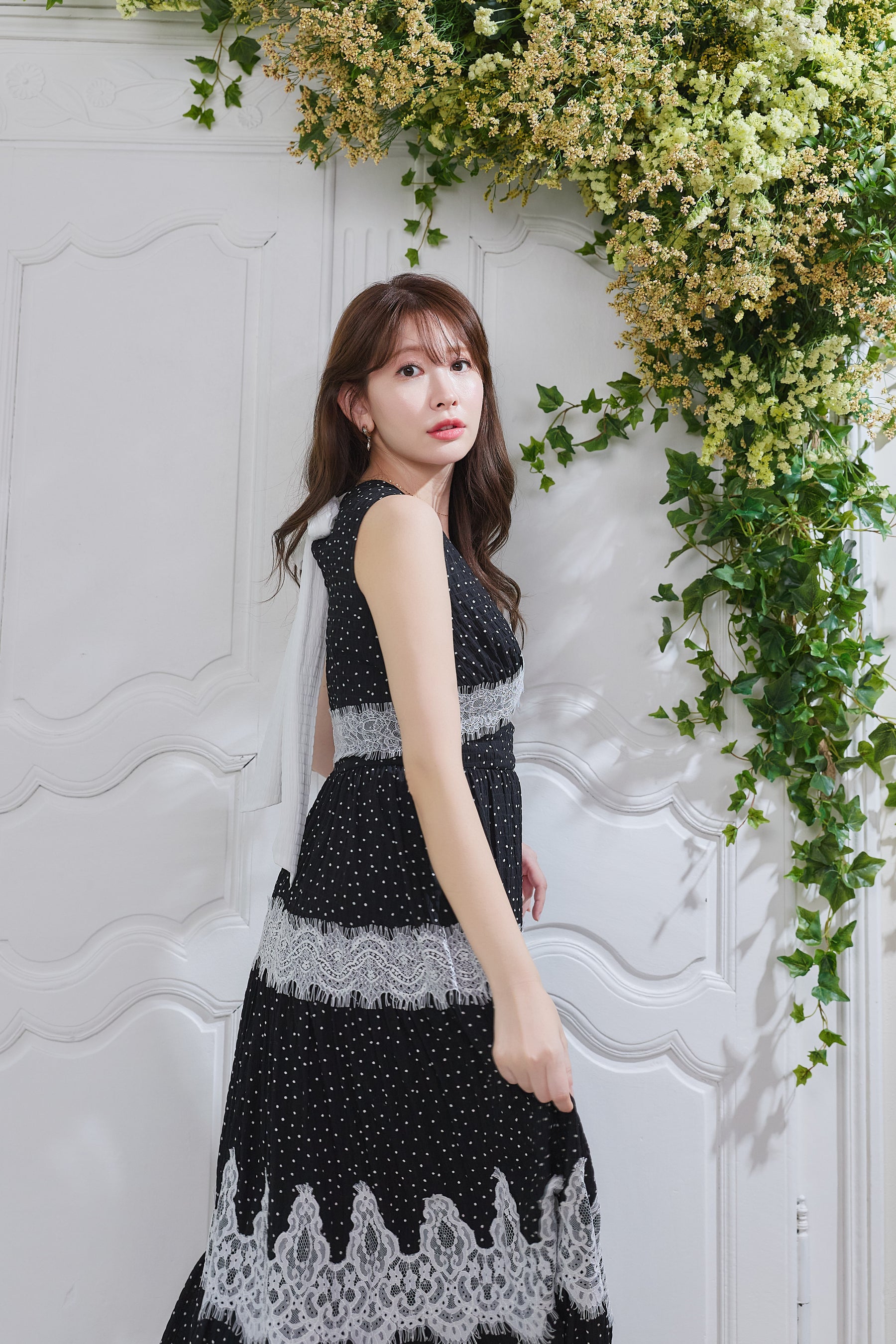 Clarine Polka Dot Dress