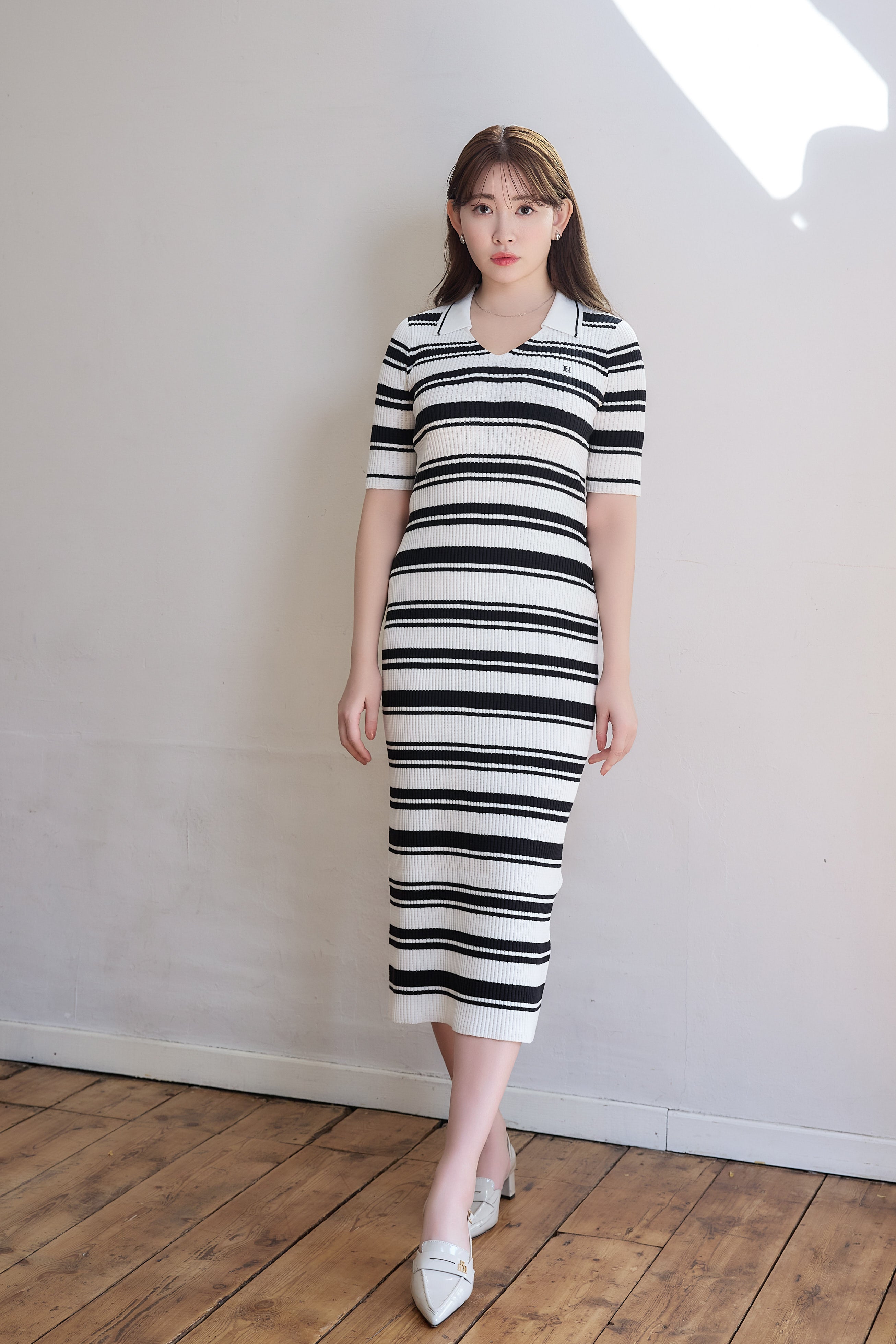 ワンピース Twisted Ribbon Tiered Dress herlipto Twisted Ribbon Tiered Dress