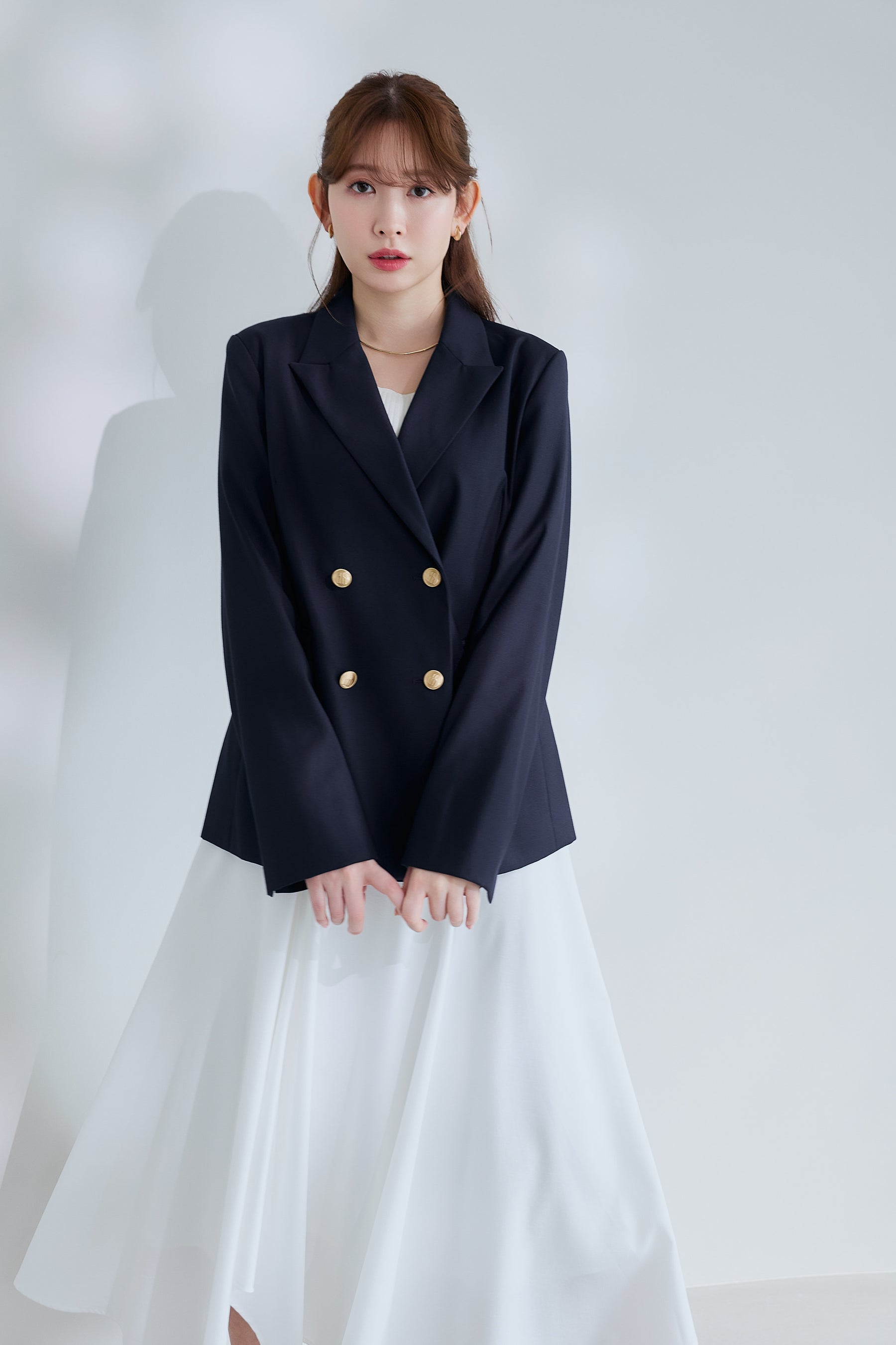 【新色】Trois Gold Button Blazer