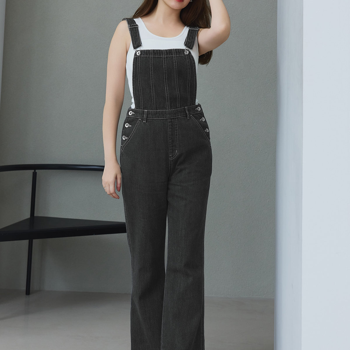 Bowery Denim Jumpsuit