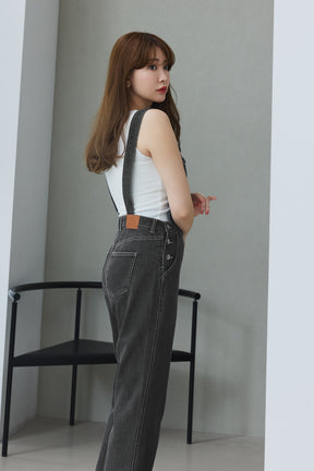 [Shipping in late July] Bowery Denim Jumpsuit