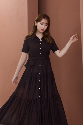 【8月中旬発送】Romane Tiered Knit Dress