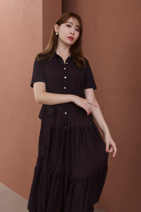 【8月中旬発送】Romane Tiered Knit Dress
