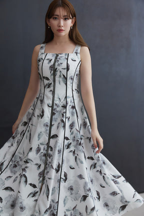 Noemie Floral Zip-Up Dress