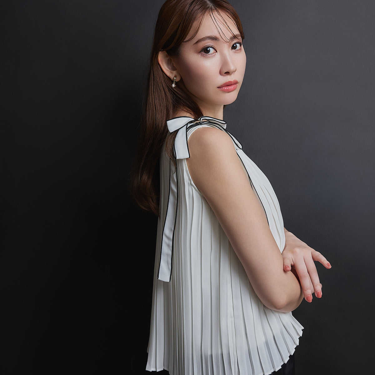正規品Herlipto Pleated Chiffon Ribbon Dress Herlipto Pleated Chiffon Ribbon Dress - メルカリ