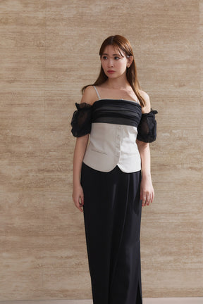 Sheer Off-the-Shoulder Top