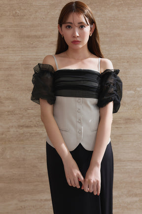 Sheer Off-the-Shoulder Top
