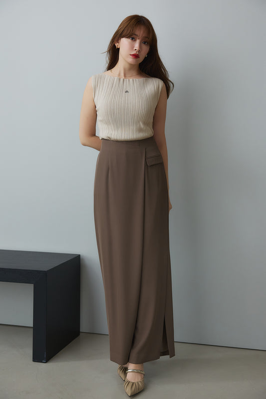 Front Overlap Pants