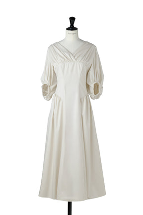 Gathered Sleeve Dress