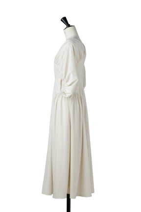 Gathered Sleeve Dress