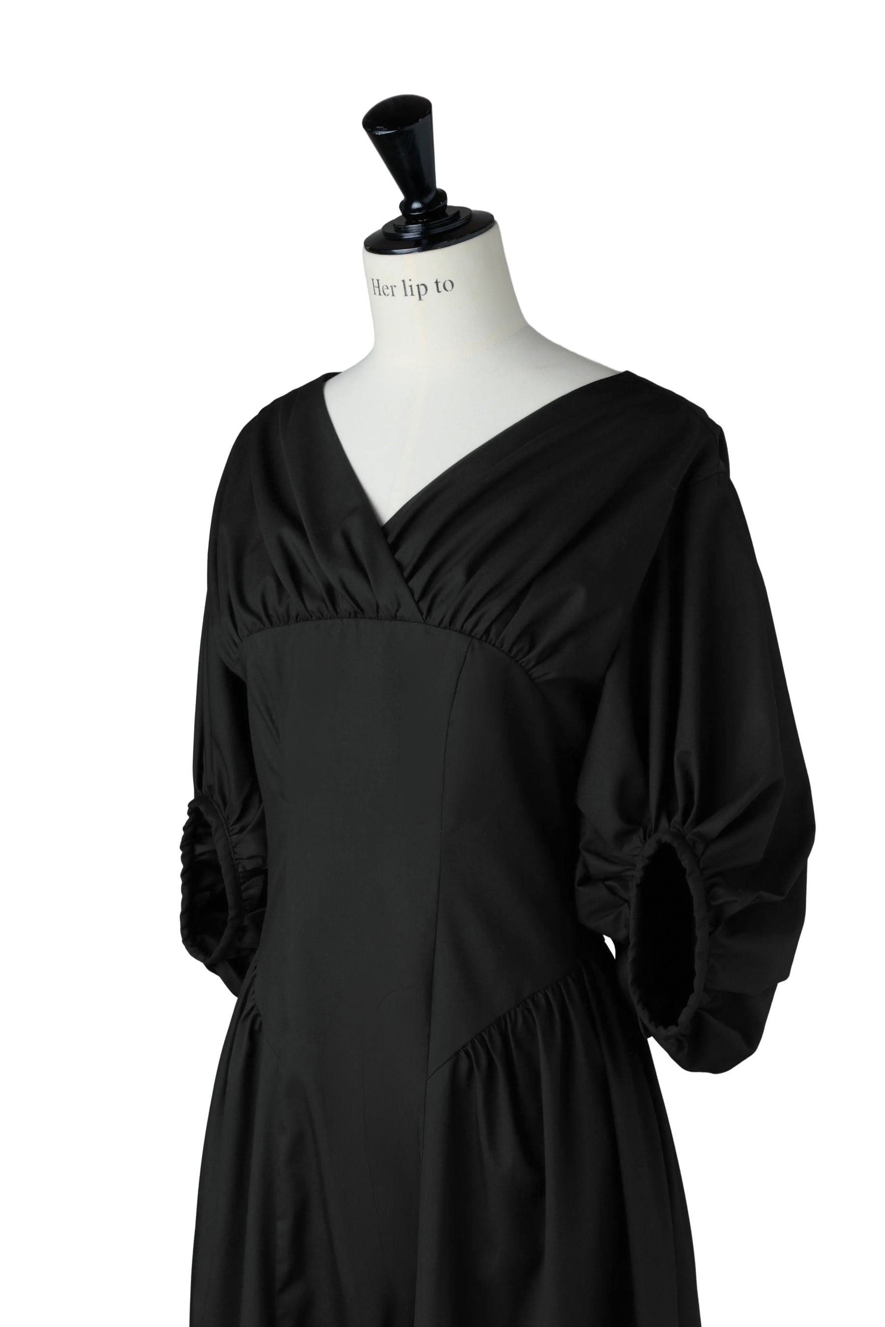 Gathered Sleeve Dress