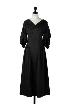 Gathered Sleeve Dress