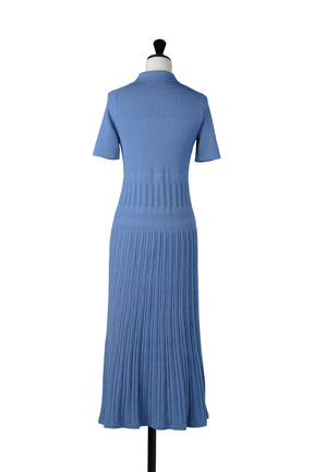 Eyelet Polo Knit Dress