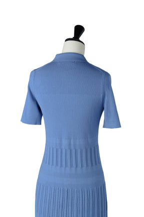 Eyelet Polo Knit Dress