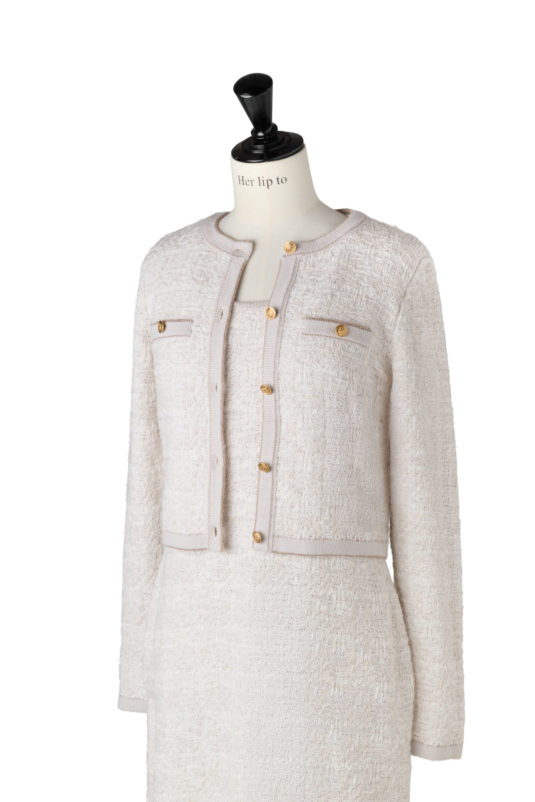 Spring Tweed Dress Set