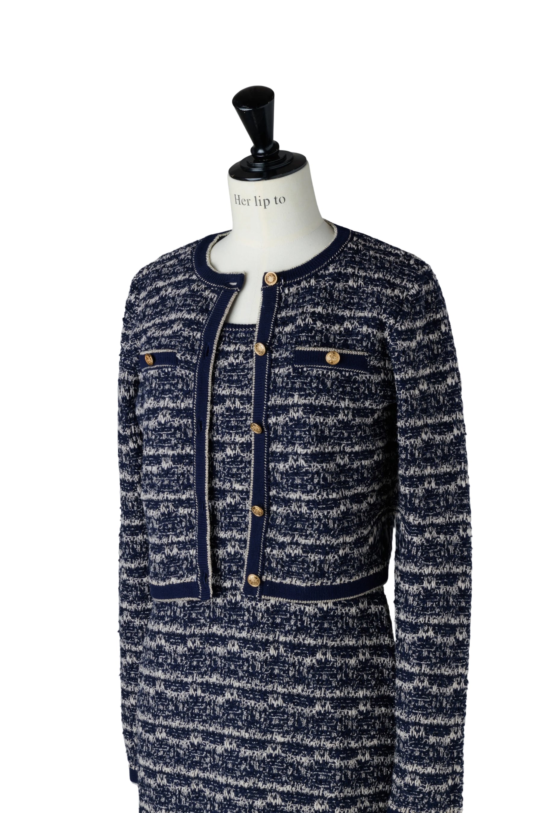 Spring Tweed Dress Set