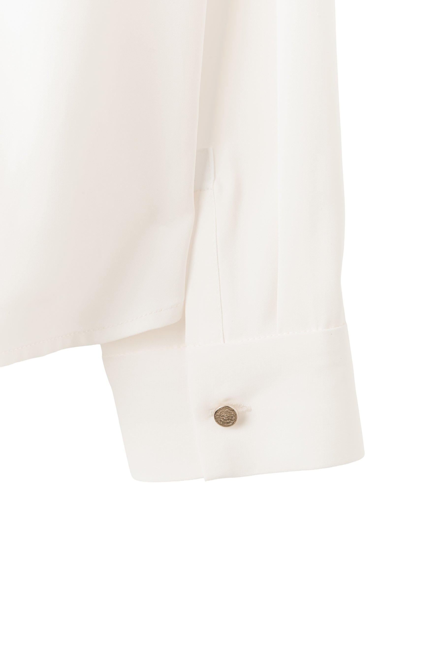 Long Tie Slit Blouse