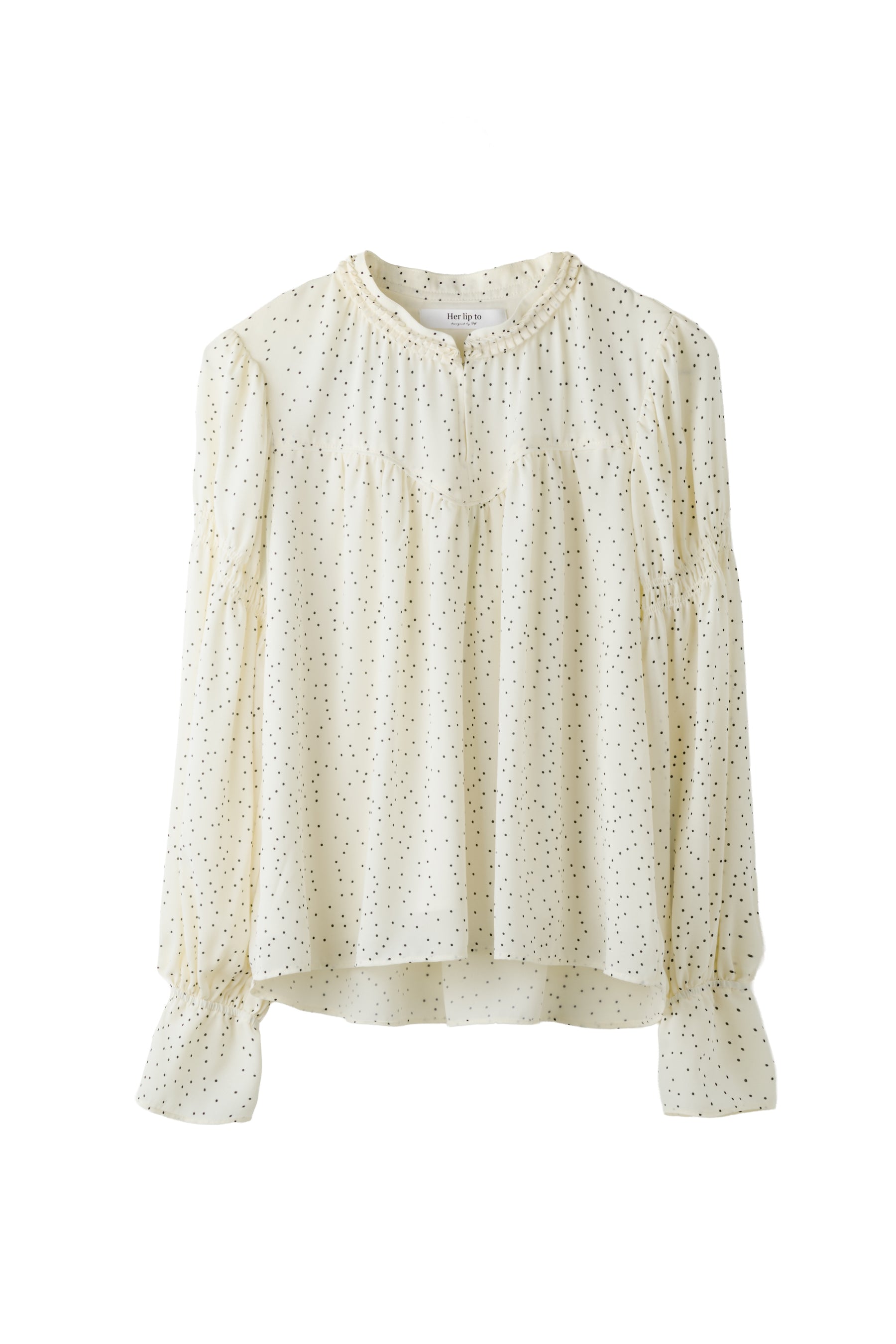 Chiffon Gathered Blouse