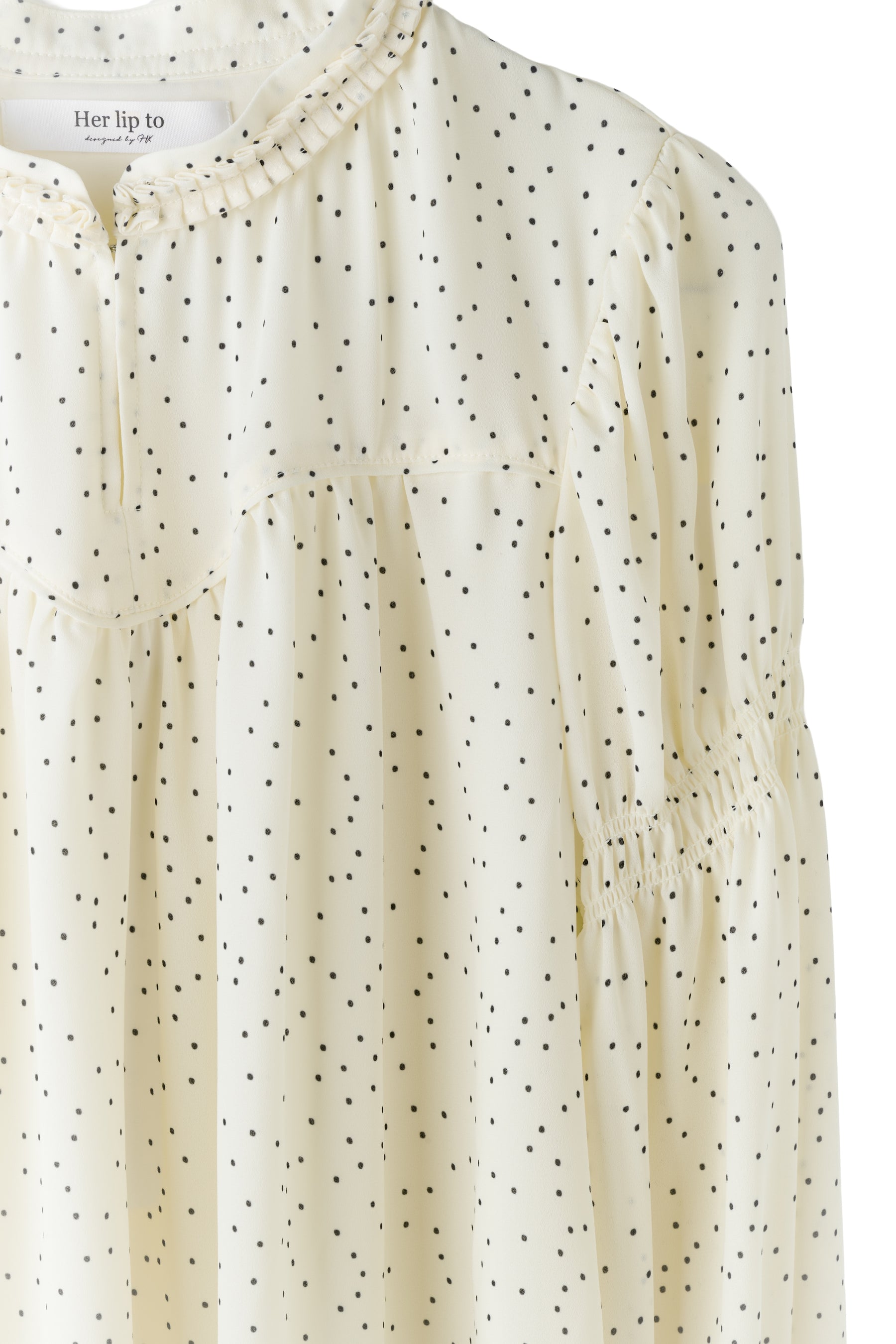 Chiffon Gathered Blouse