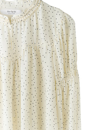 Chiffon Gathered Blouse