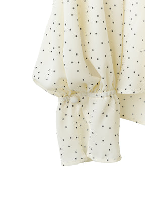 Chiffon Gathered Blouse