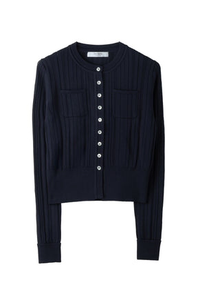 Eyelet Knit Cardigan