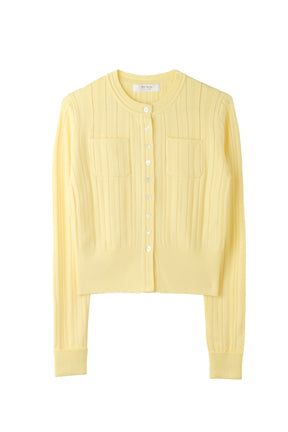 Eyelet Knit Cardigan