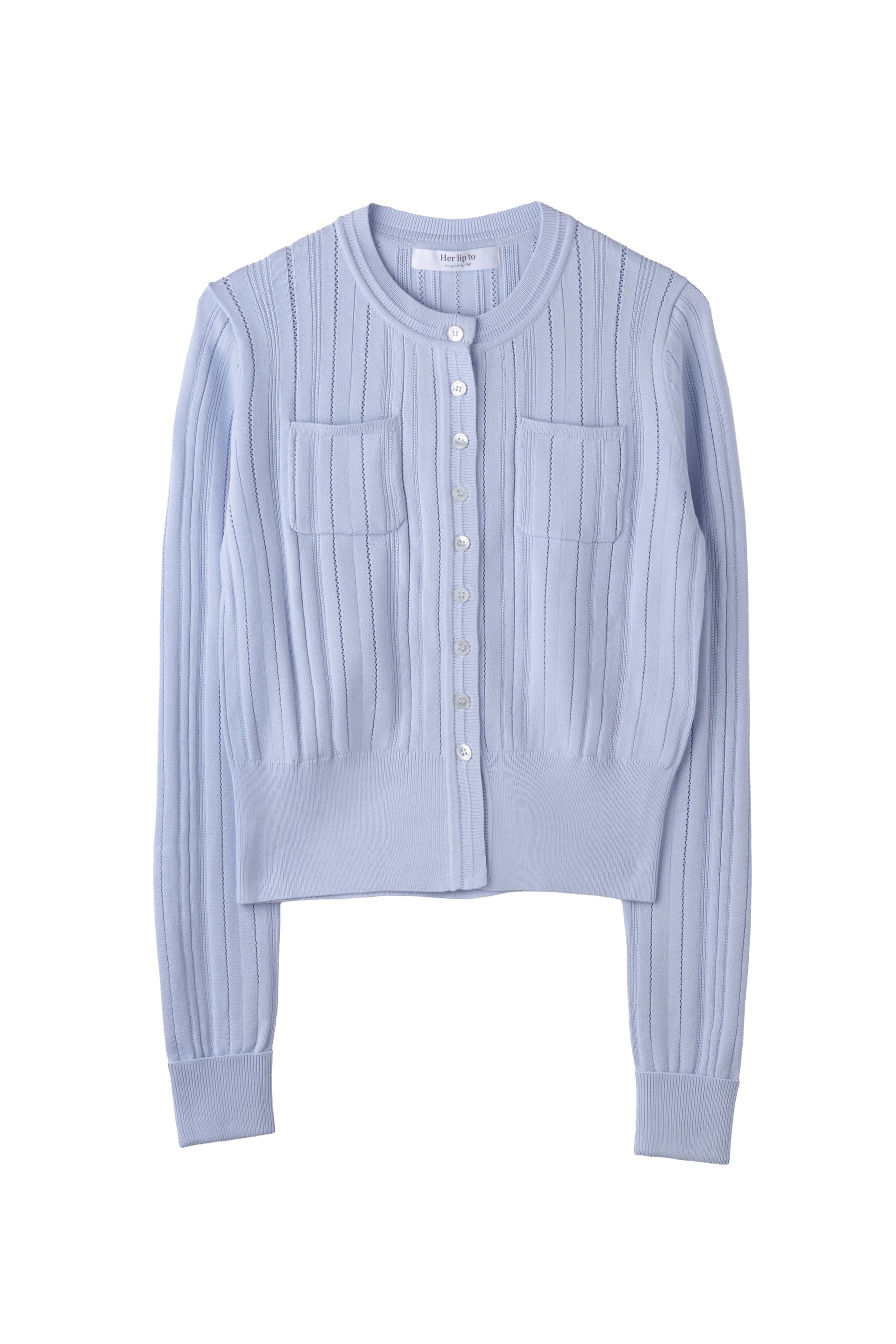 Eyelet Knit Cardigan