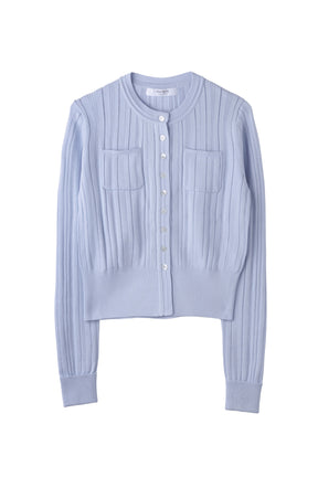 Eyelet Knit Cardigan