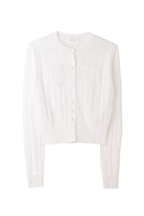 Eyelet Knit Cardigan