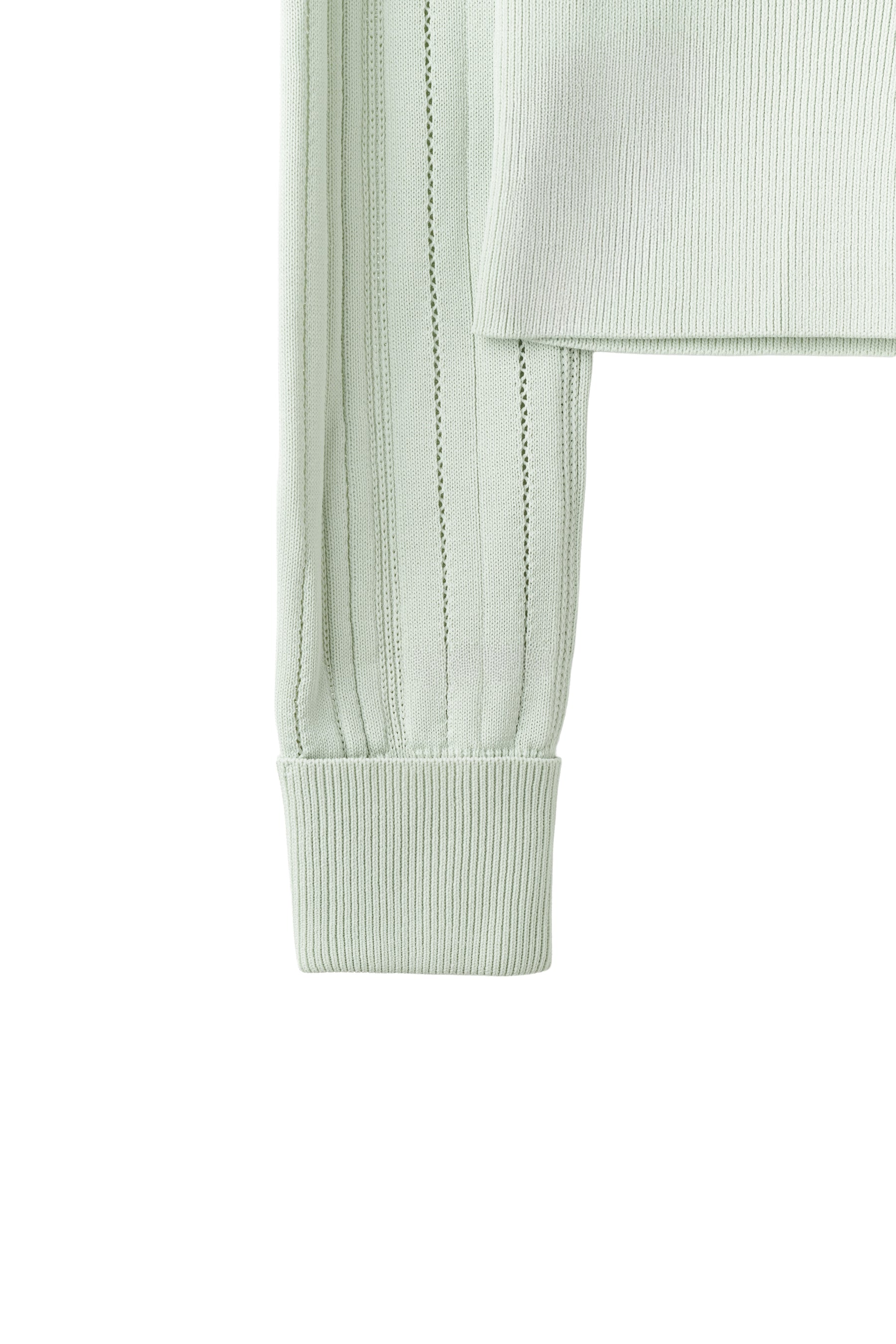 Eyelet Knit Cardigan