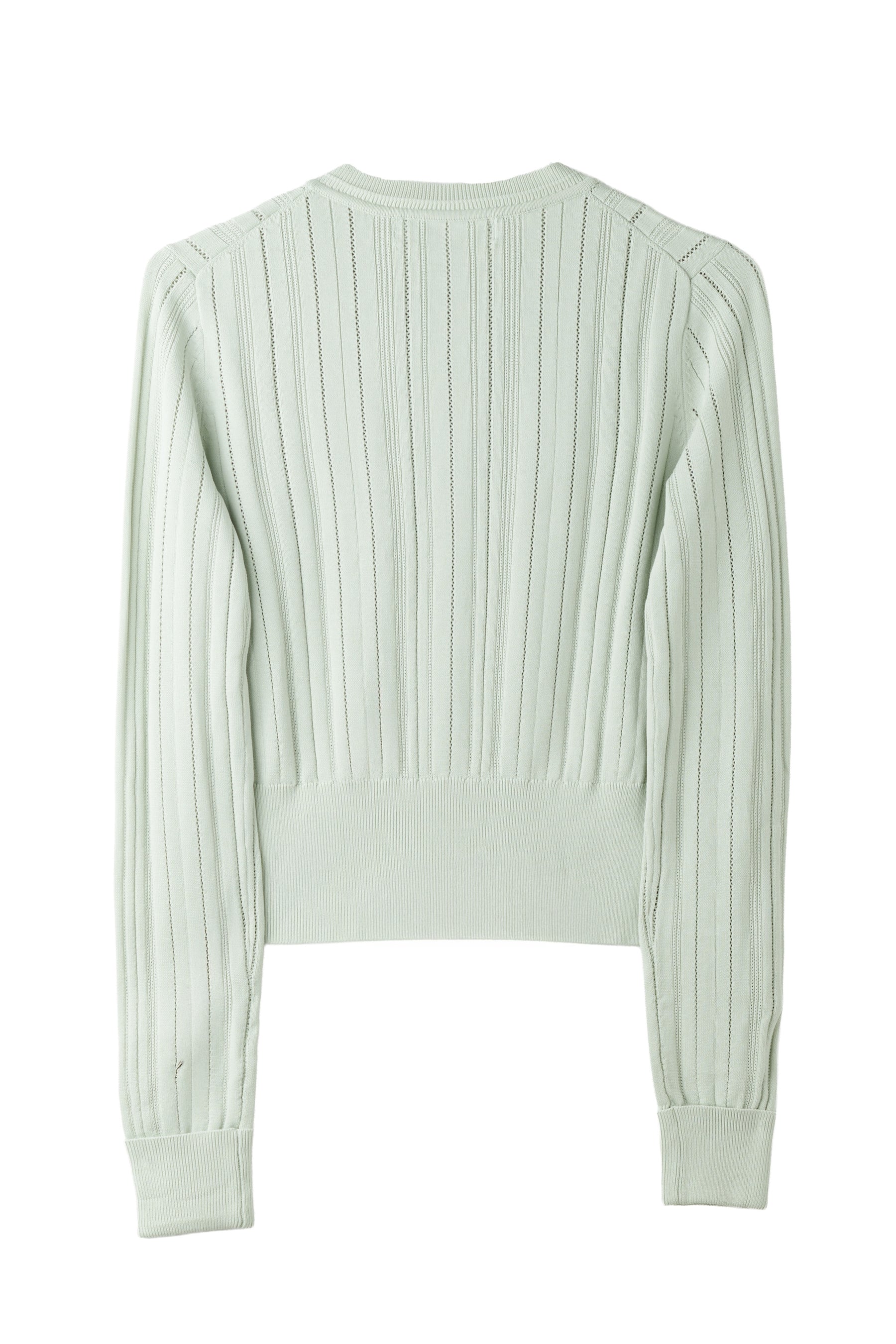 Eyelet Knit Cardigan