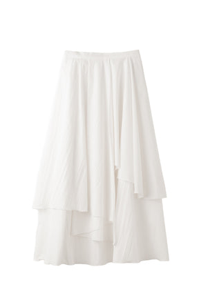 Asymmetric Tiered Skirt