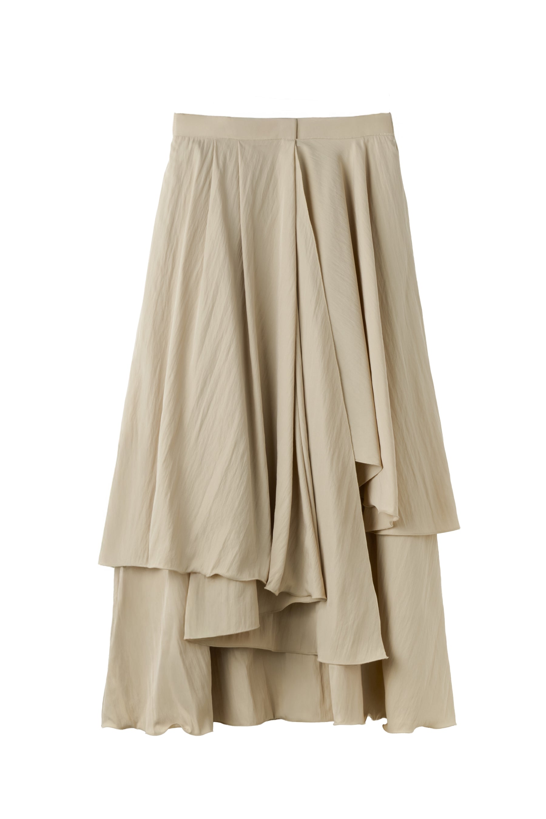 Asymmetric Tiered Skirt