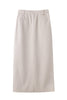 Front Slit Long Skirt