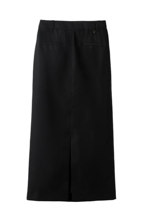 Front Slit Long Skirt