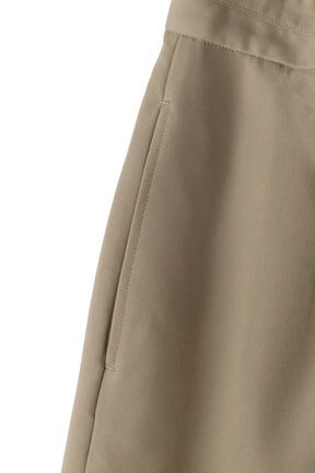 Tucked Twill Bermuda Shorts