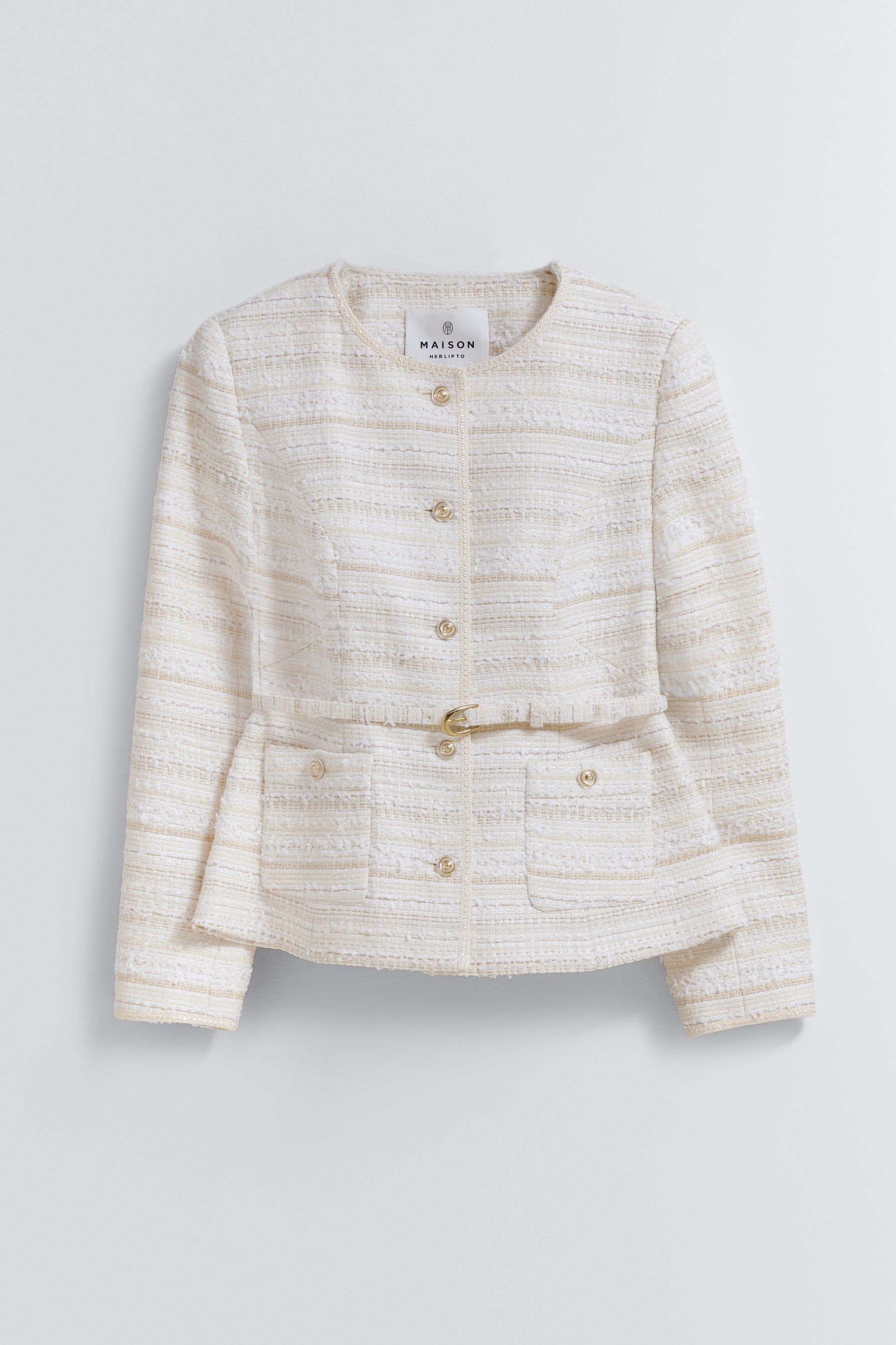 Vol.2 Tweed Peplum Jacket