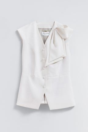 【3月下旬発送】Vol.2 Pearl Button Gilet