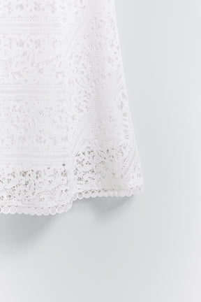 Vol.2 Embroidered Lace Skirt