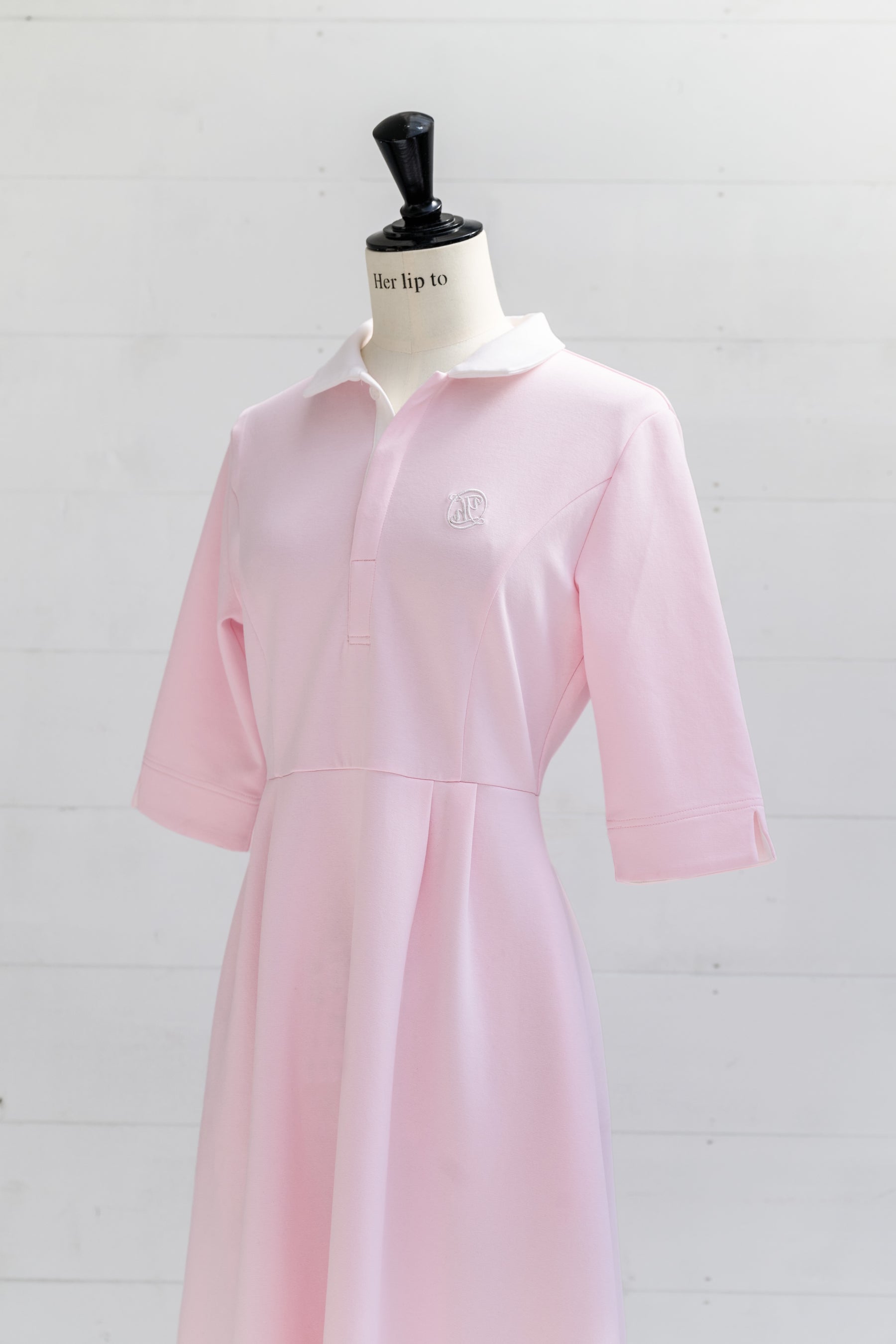 Polo Tuck Flared Dress