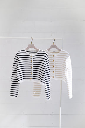 Muriel Stripe Knit Jacket