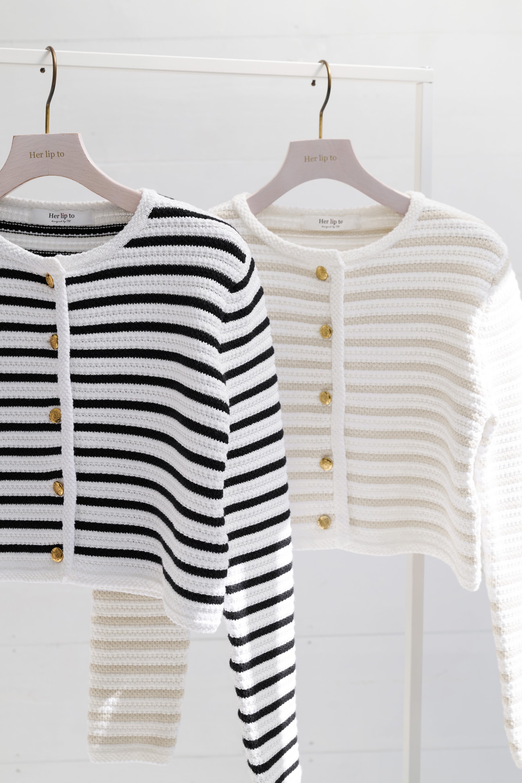 Muriel Stripe Knit Jacket