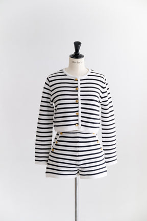 Muriel Stripe Knit Jacket