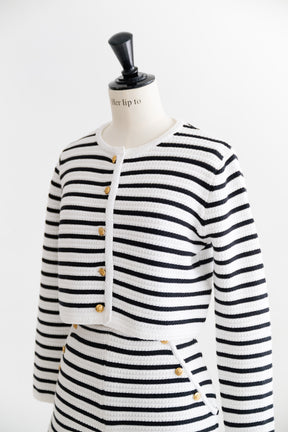 Muriel Stripe Knit Jacket